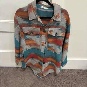 Woman's The Post Aztec western shacket.